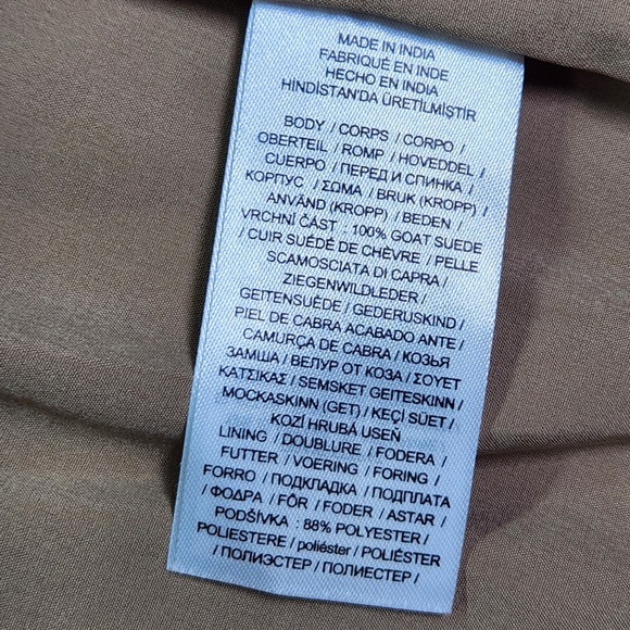 Lauren Ralph Lauren Goat Suede Fringe Western Boho Cowgirl Jacket NWT Tan 2 - Picture 13 of 17